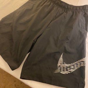 Nike Dri-Fit Short Black Mens Medium Swoosh